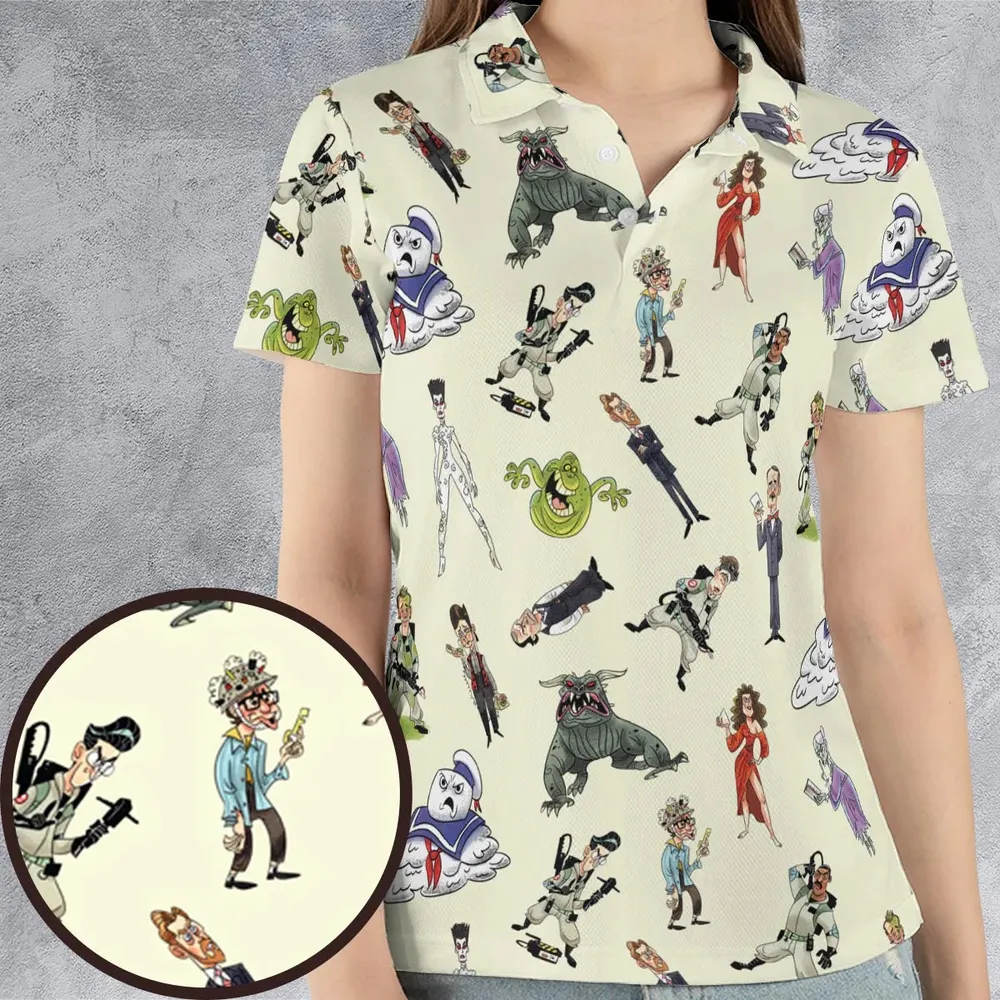 Real Ghostbusters AOP Men/Women Polo Shirt - 4