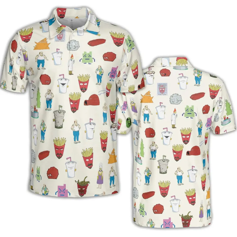 Aqua Teen Style AOP Men/Women Polo Shirt - 2