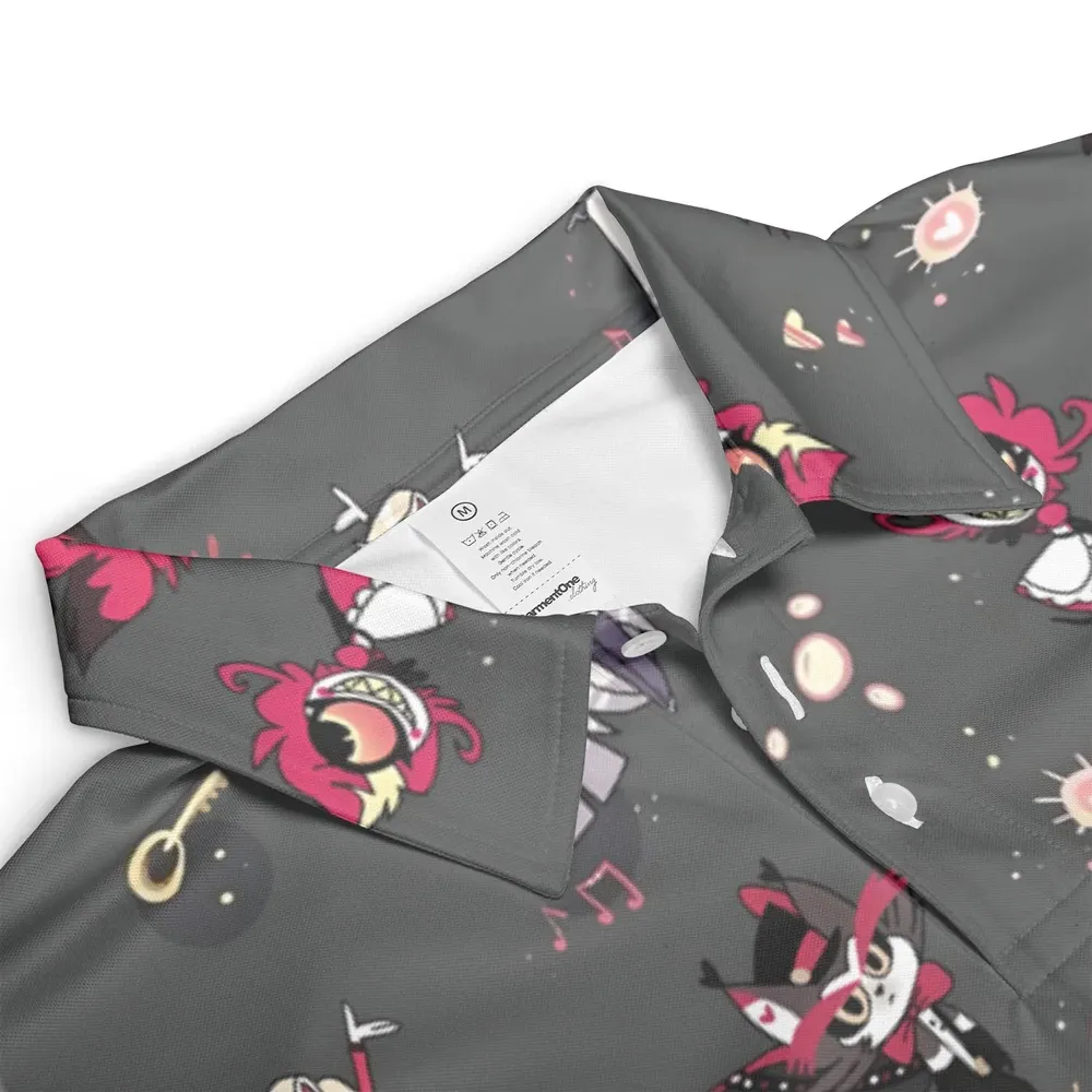Helluva Hazbin AOP Men/Women Polo Shirt - 3