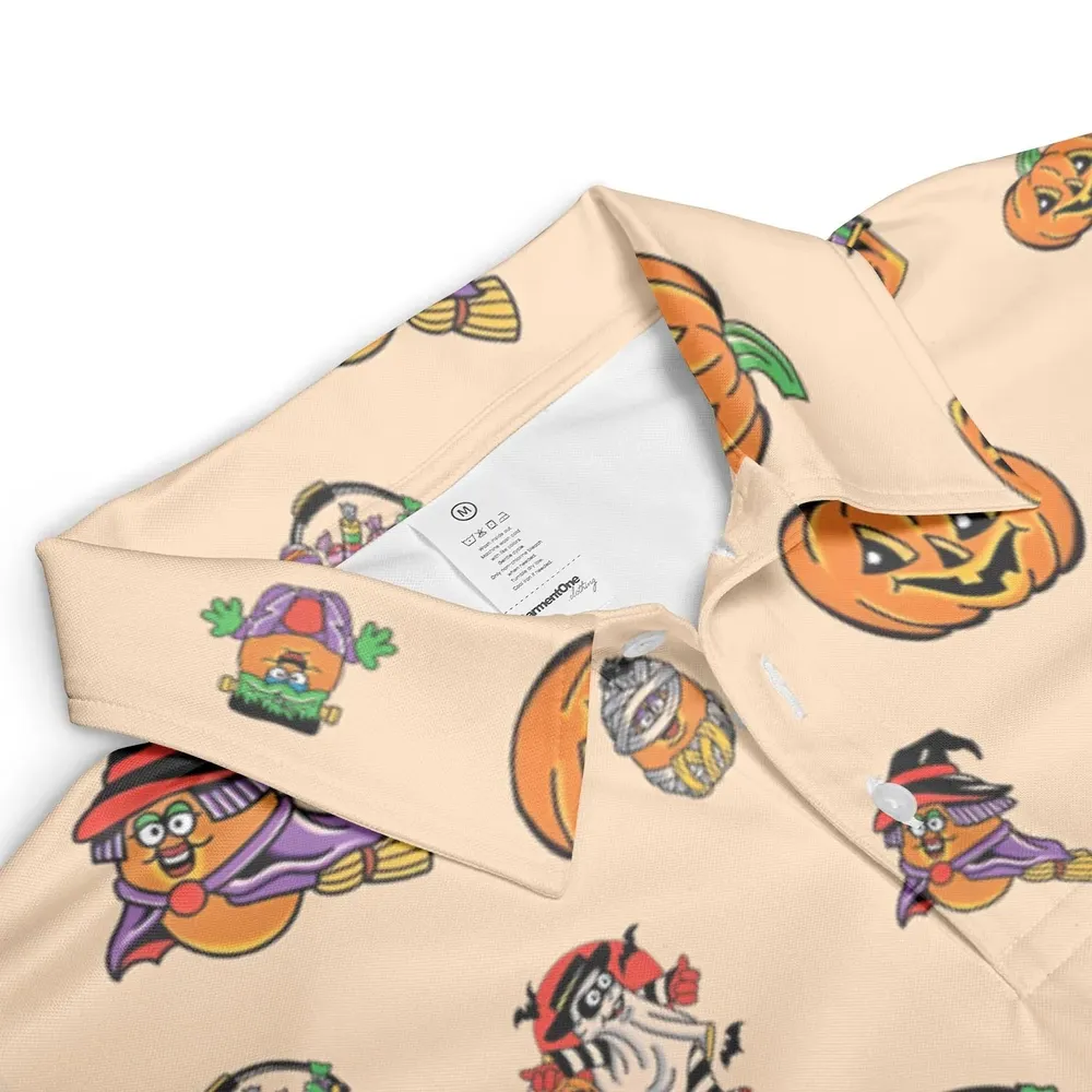 McDonaldland Halloween AOP Men/Women Polo Shirt - 3