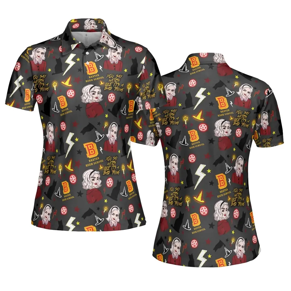 Chilling Adventures AOP Men/Women Polo Shirt - 5