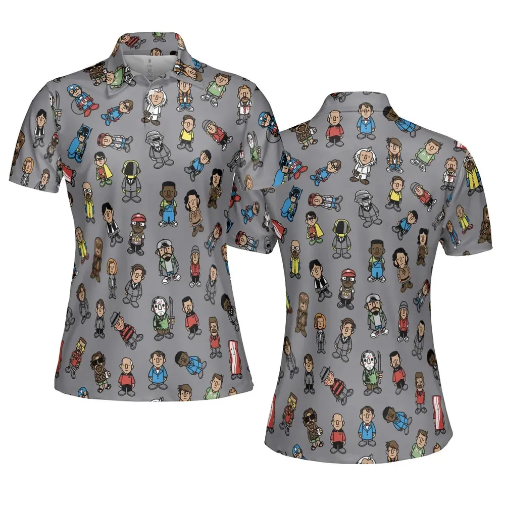 Homies AOP Men/Women Polo Shirt - 5