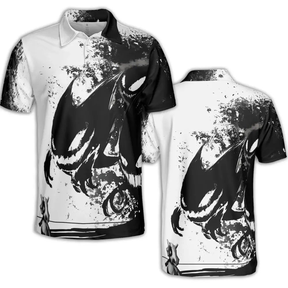 Cubone and the Ghosts AOP Men/Women Polo Shirt - 2
