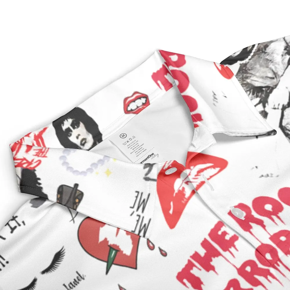 The Rocky Horror Picture Show Pattern AOP Men/Women Polo Shirt - 3