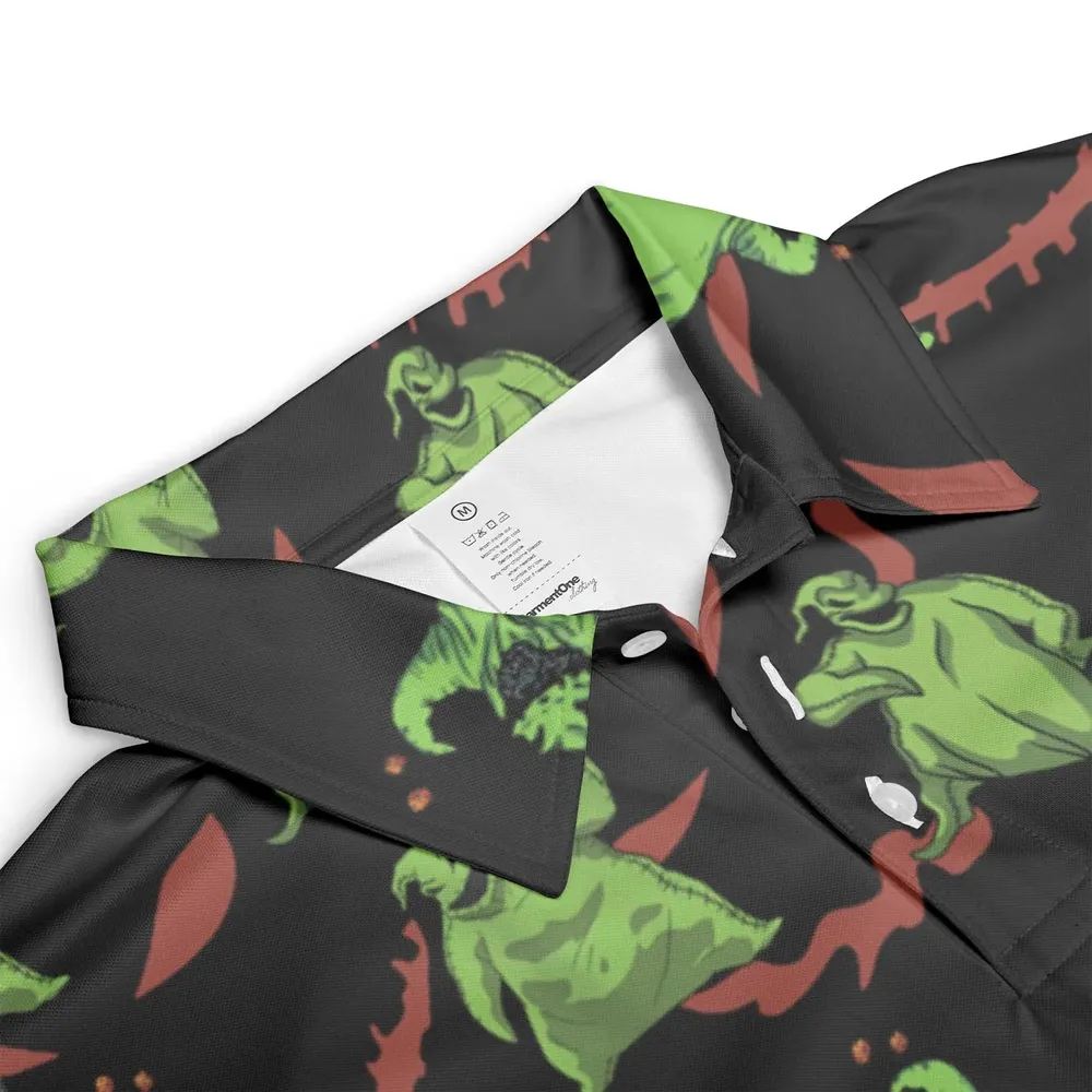 Oogie Boogie Pattern AOP Men/Women Polo Shirt - 3