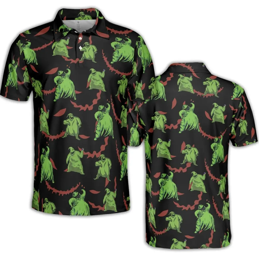 Oogie Boogie Pattern AOP Men/Women Polo Shirt - 2