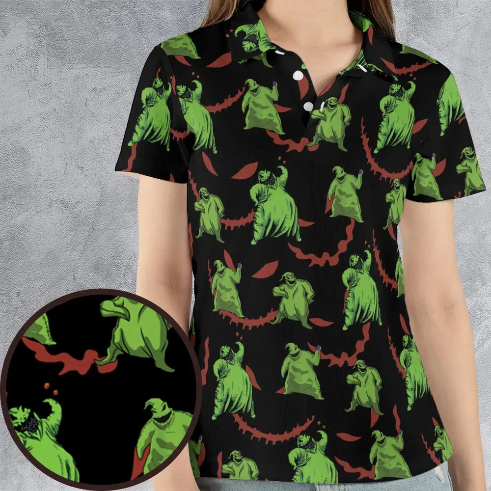Oogie Boogie Pattern AOP Men/Women Polo Shirt - 4