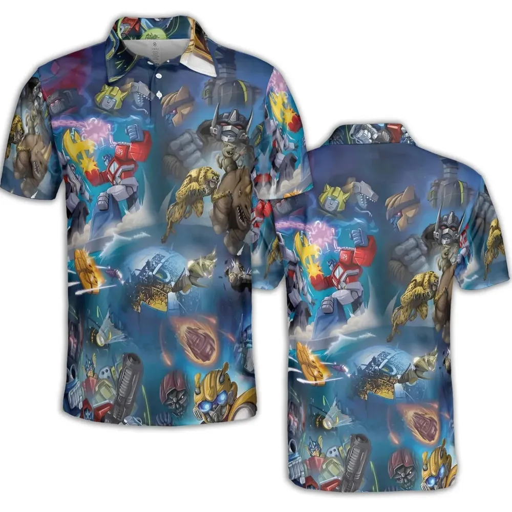 Beast Wars AOP Men/Women Polo Shirt - 2