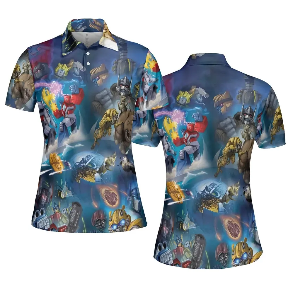 Beast Wars AOP Men/Women Polo Shirt - 5