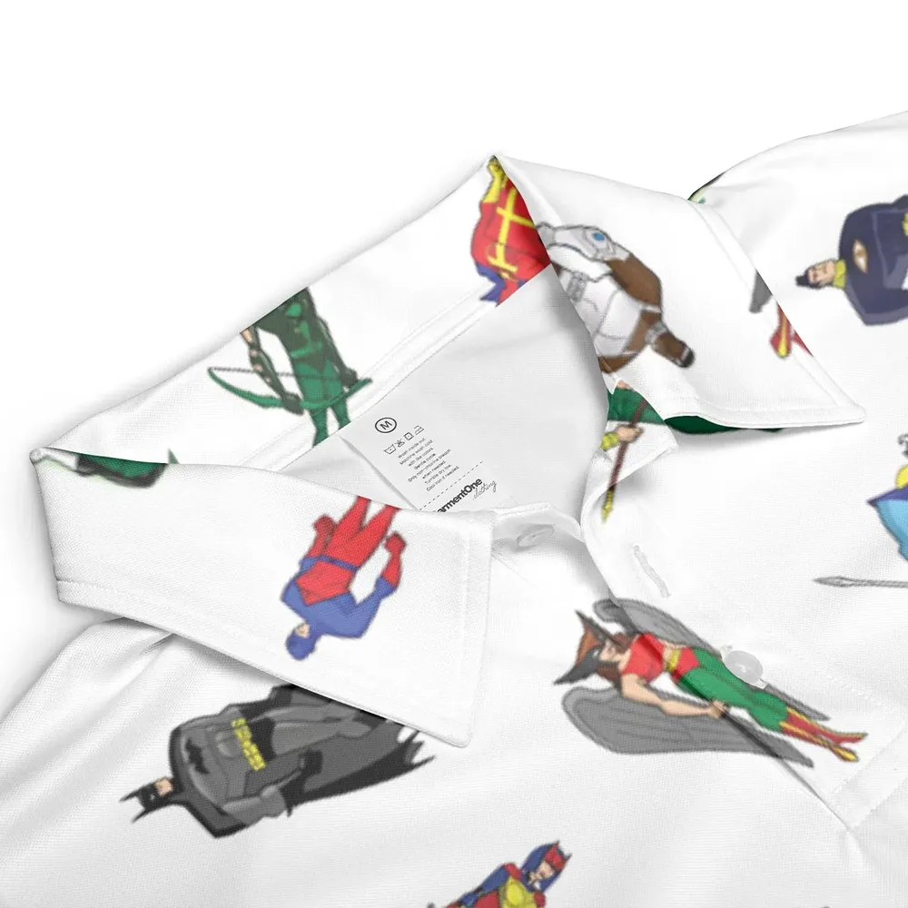 My Ultimate Justice League AOP Men/Women Polo Shirt - 3