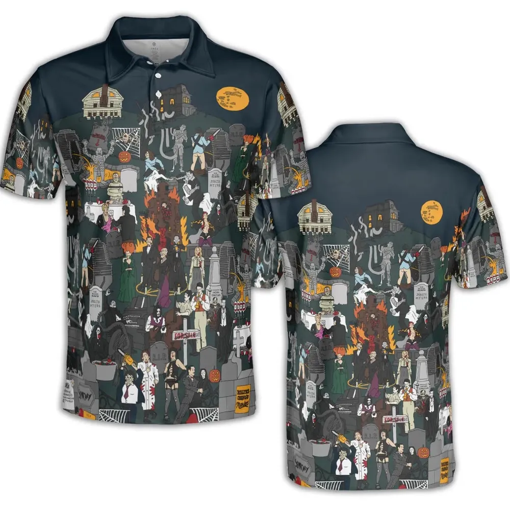 Horror Street AOP Men/Women Polo Shirt - 2