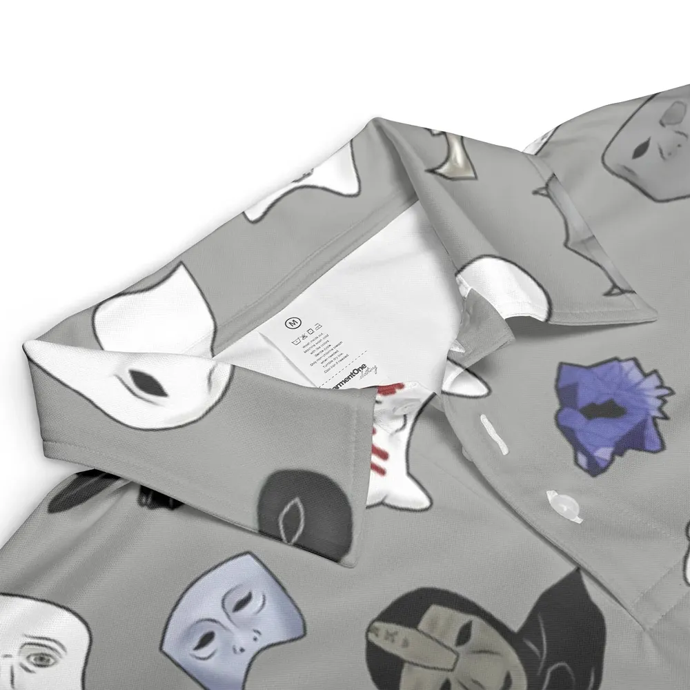 Masks of Phantom of Opera AOP Men/Women Polo Shirt - 3