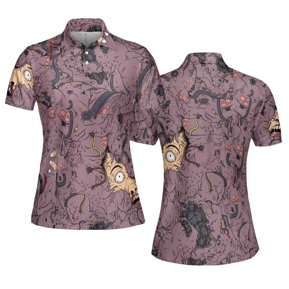 Uncontrollable Power Akira AOP Men/Women Polo Shirt - 5