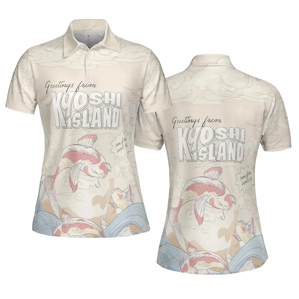 Kyoshi Island Avatar The Last Airbender AOP Men/Women Polo Shirt - 5