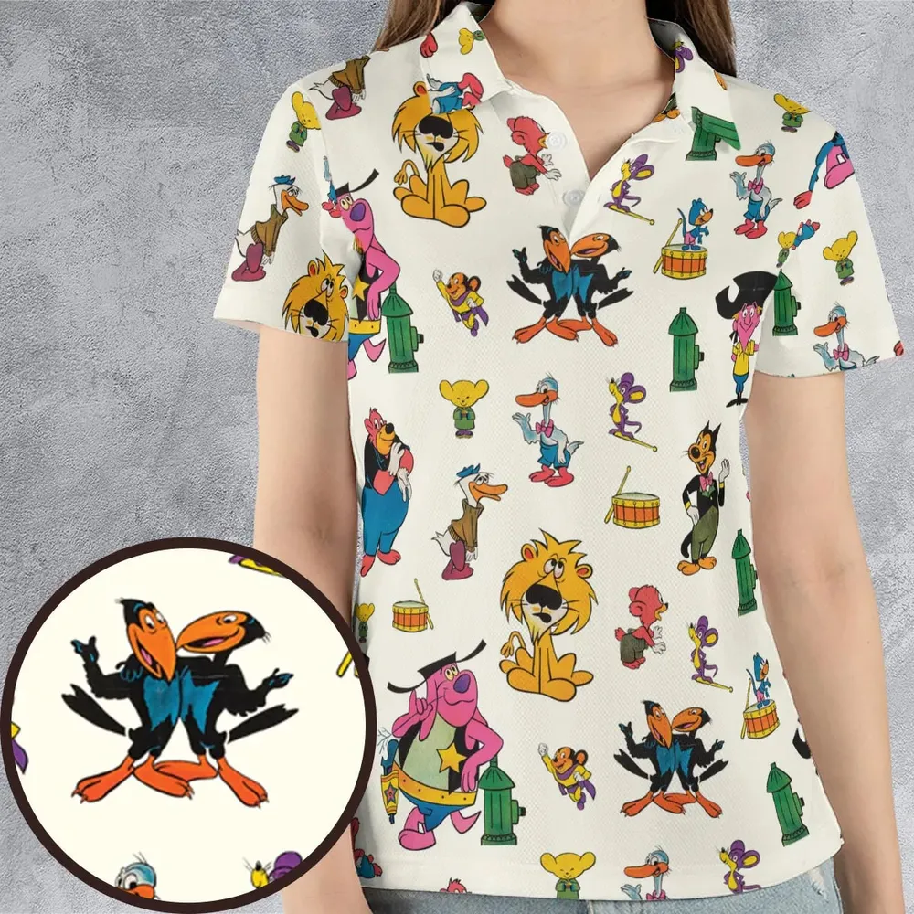 Terrytoons Characters AOP Men/Women Polo Shirt - 4