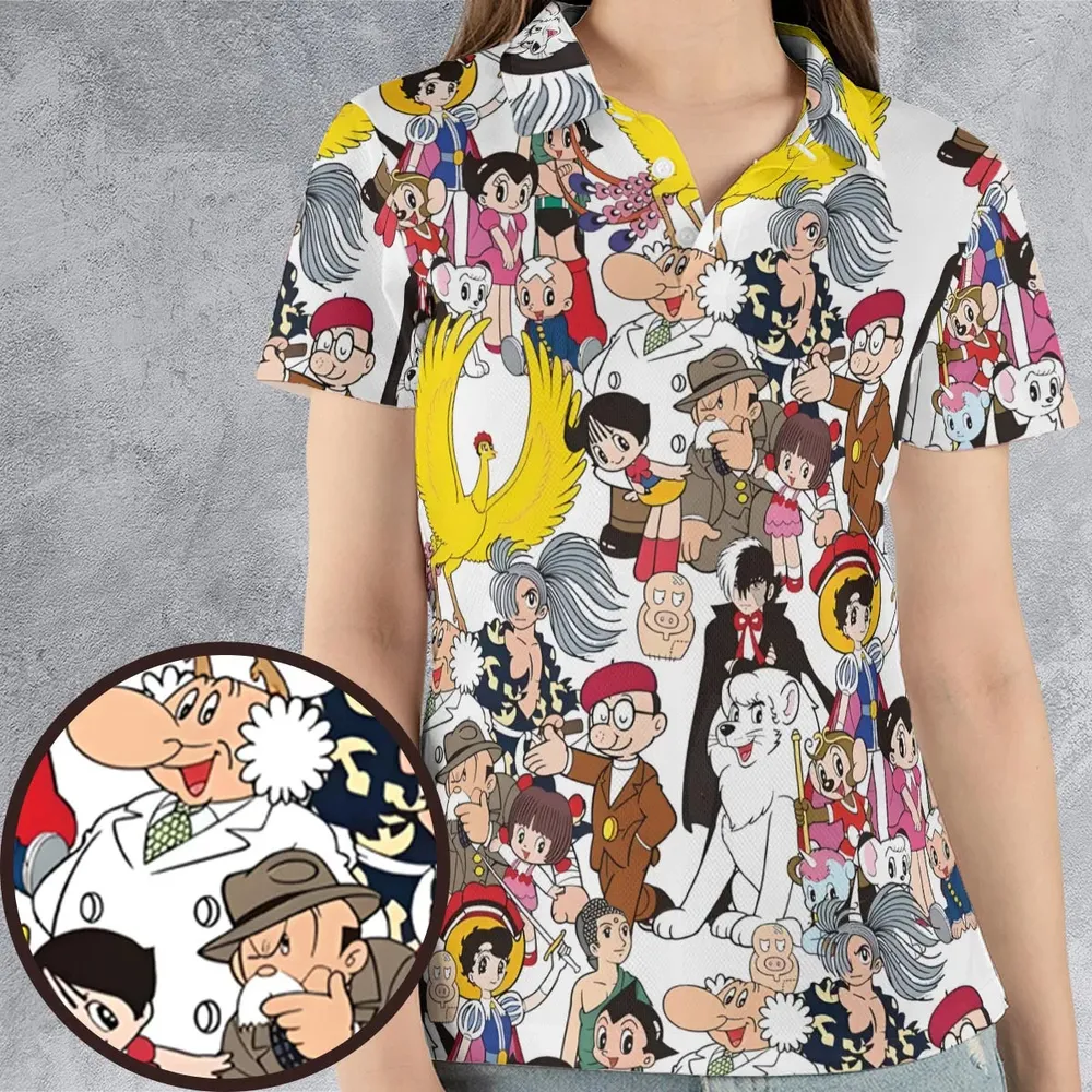 Mighty Atom Astro Boy AOP Men/Women Polo Shirt - 4