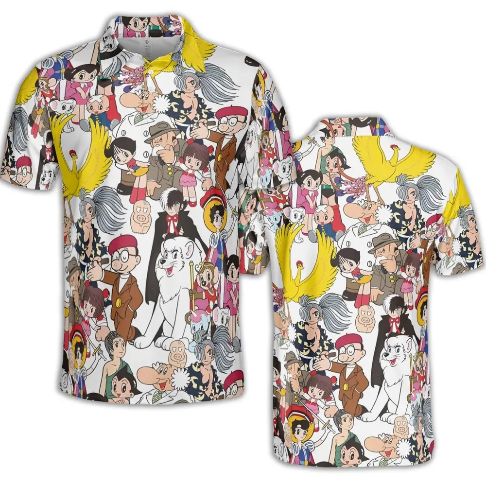 Mighty Atom Astro Boy AOP Men/Women Polo Shirt - 2
