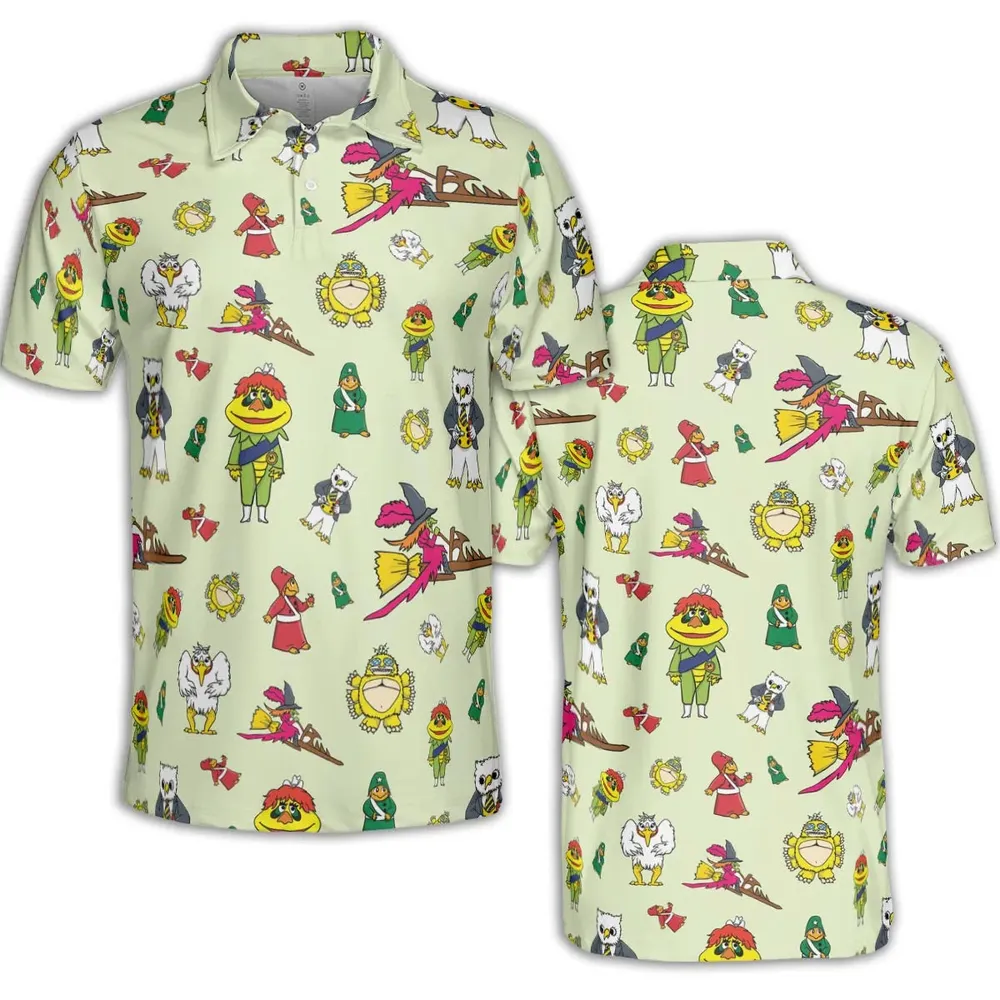 H.R. Pufnstuf Characters Sid and Marty AOP Men/Women Polo Shirt - 2
