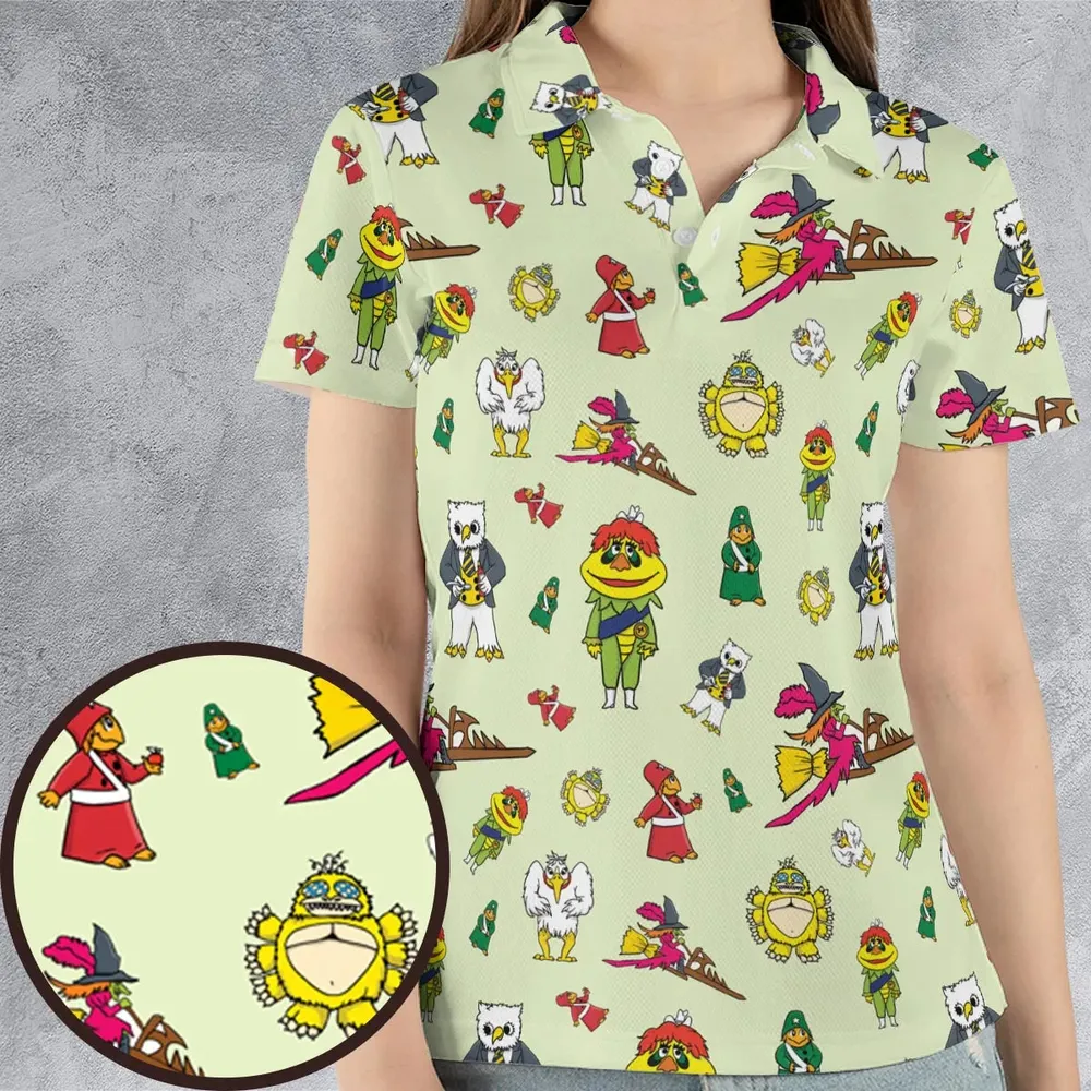 H.R. Pufnstuf Characters Sid and Marty AOP Men/Women Polo Shirt - 4