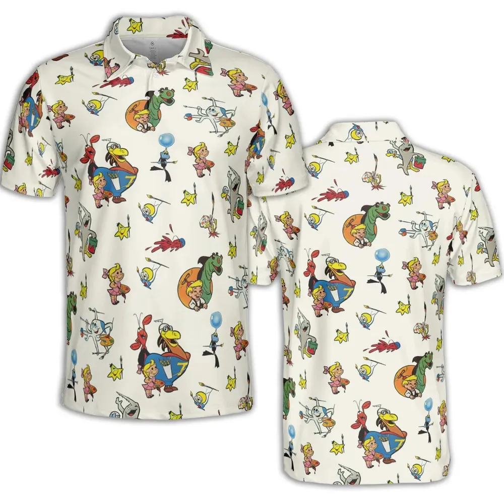 The Bob Clampett Characters AOP Men/Women Polo Shirt - 2