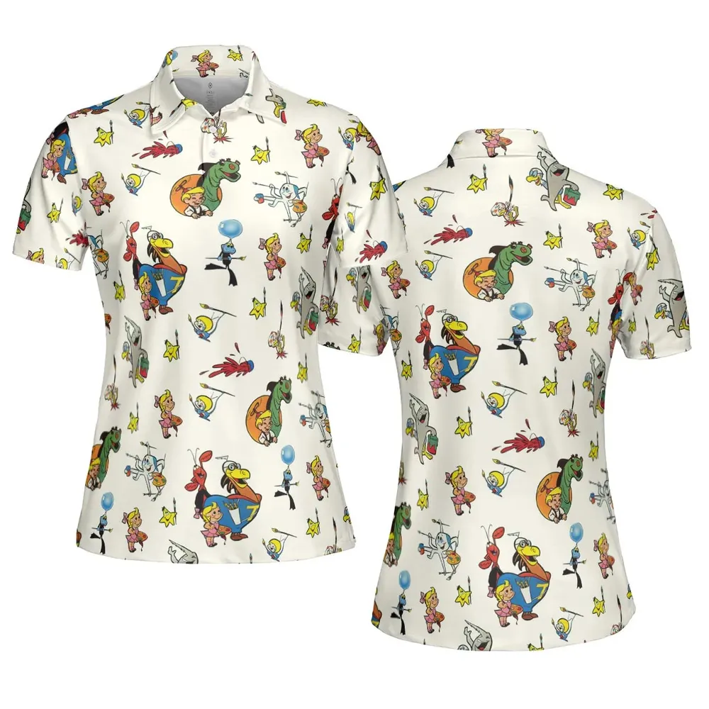 The Bob Clampett Characters AOP Men/Women Polo Shirt - 5