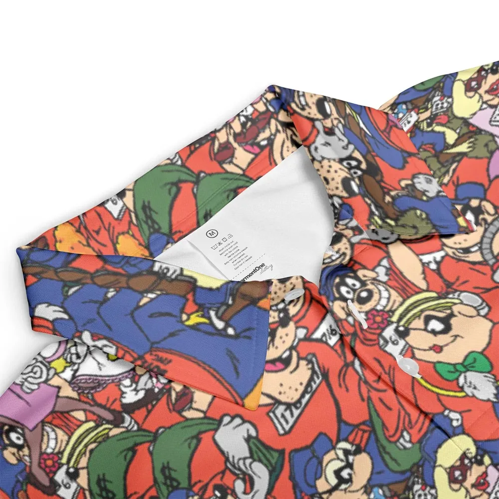 Beagle Boys Patterns AOP Men/Women Polo Shirt - 3