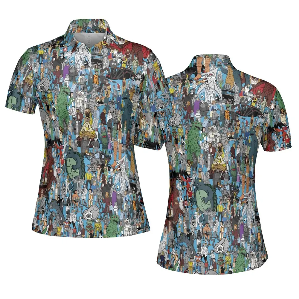 Where's Servo MST3K AOP Men/Women Polo Shirt - 5