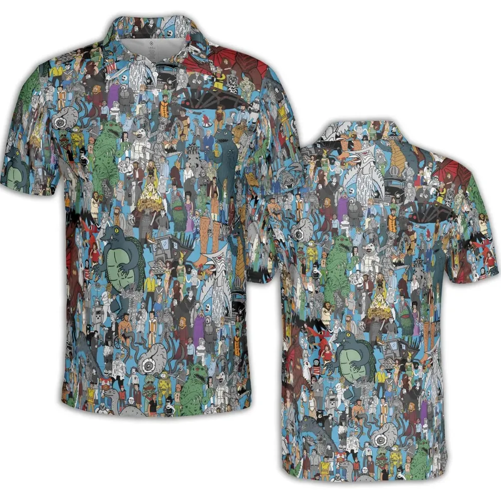 Where's Servo MST3K AOP Men/Women Polo Shirt - 2