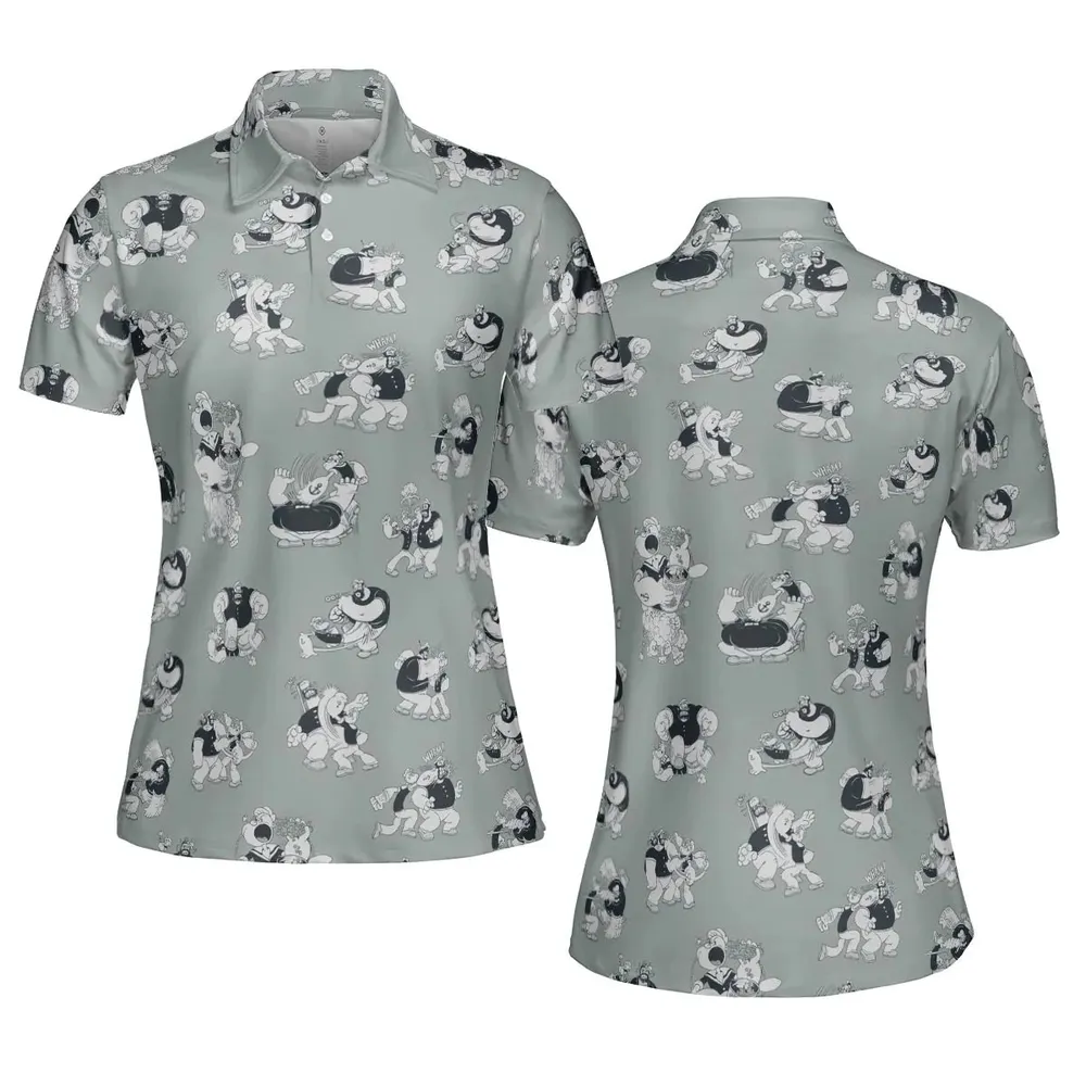 60s Sailors Battle Pattern AOP Men/Women Polo Shirt - 5