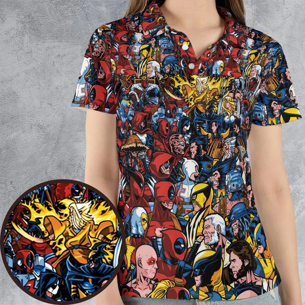 70 Variants and Bloodlines AOP Men/Women Polo Shirt - 4