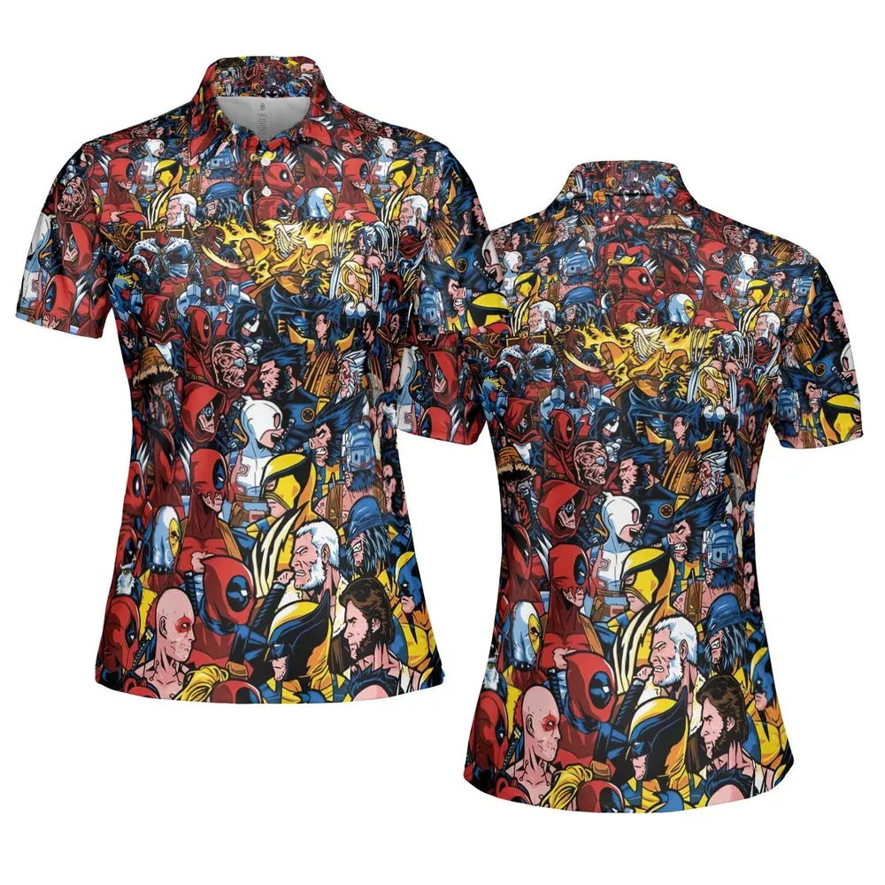 70 Variants and Bloodlines AOP Men/Women Polo Shirt - 5