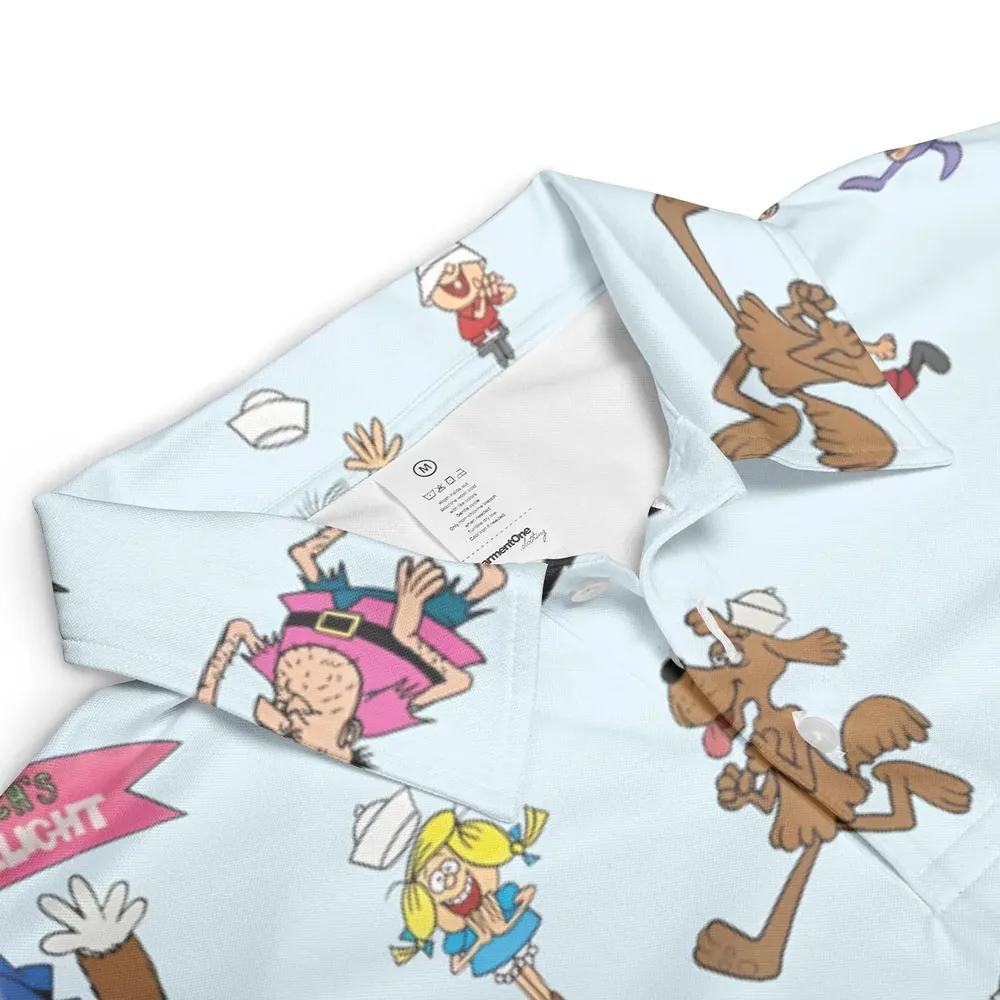 Cereal Cap'n Crunch Characters AOP Men/Women Polo Shirt - 3