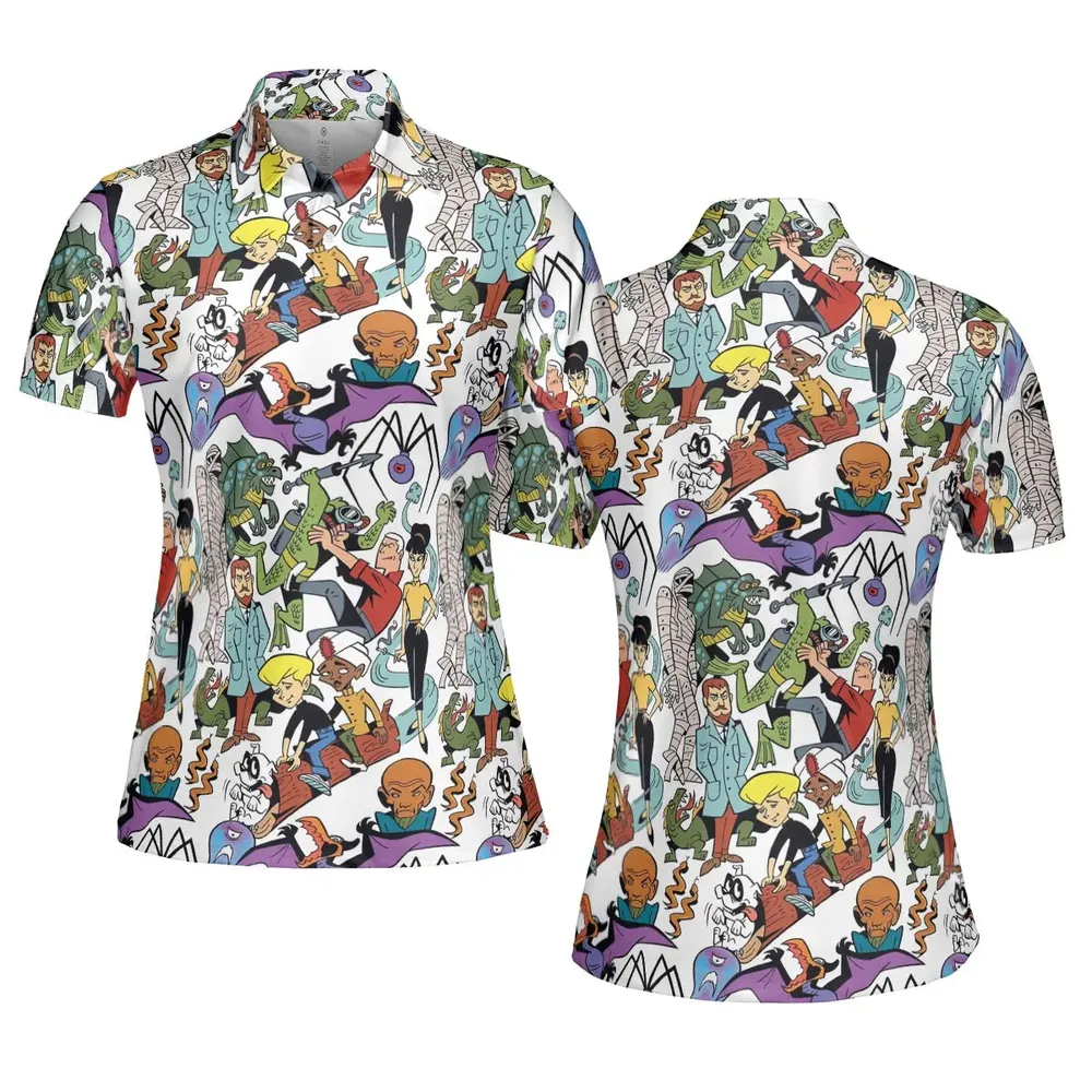 The Adventures Jonny Quest AOP Men/Women Polo Shirt - 5