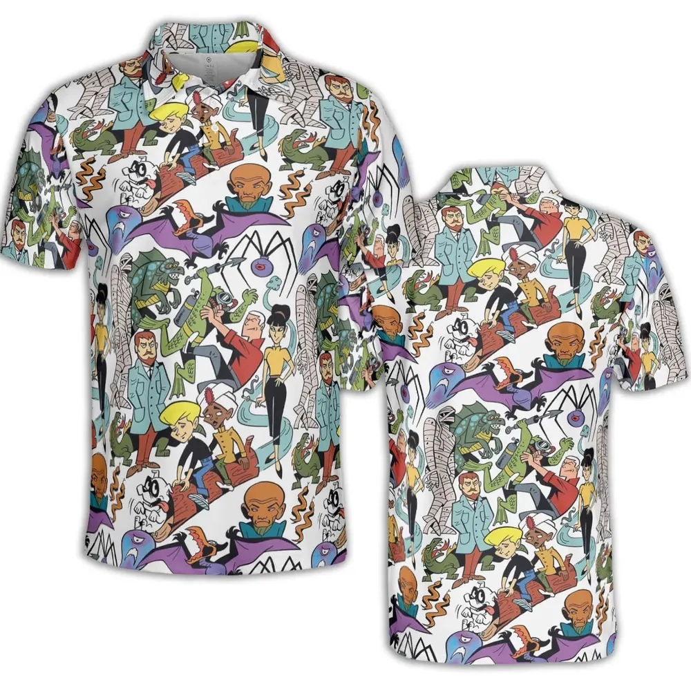 The Adventures Jonny Quest AOP Men/Women Polo Shirt - 2