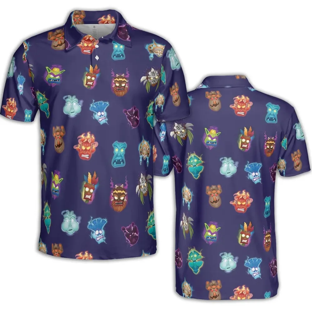 Crash Style Crash Bandicoot AOP Men/Women Polo Shirt - 2