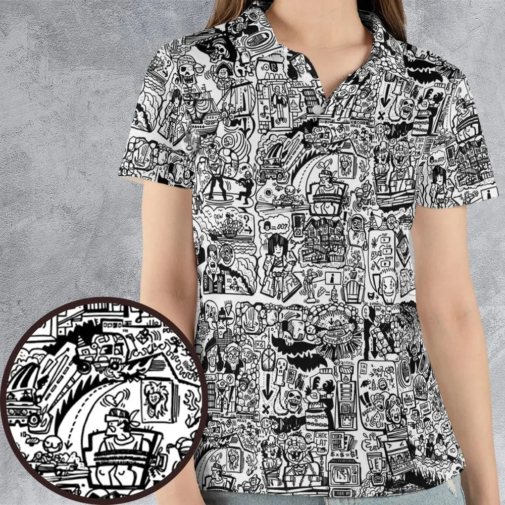 Classic Adventures The Goonies AOP Men/Women Polo Shirt - 4