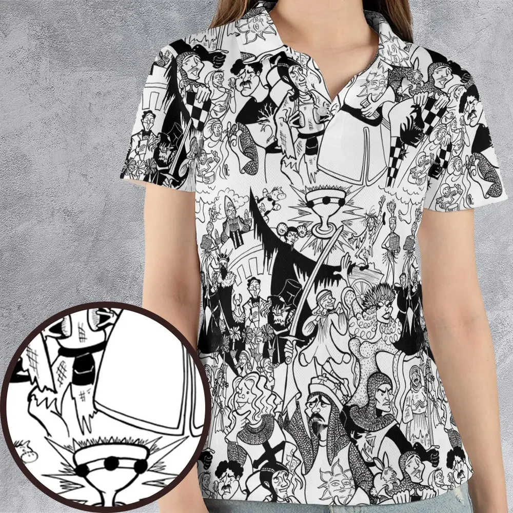 Monty Python Madness AOP Men/Women Polo Shirt - 4