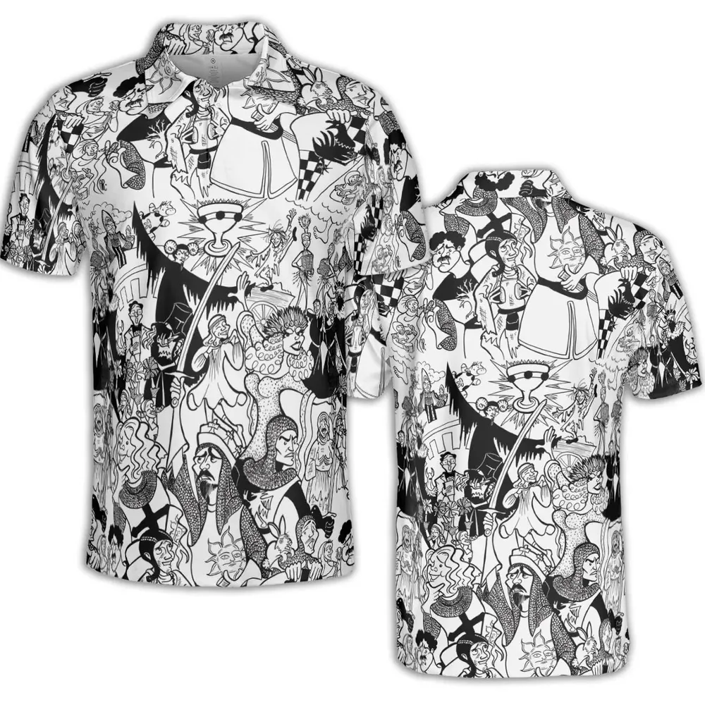 Monty Python Madness AOP Men/Women Polo Shirt - 2