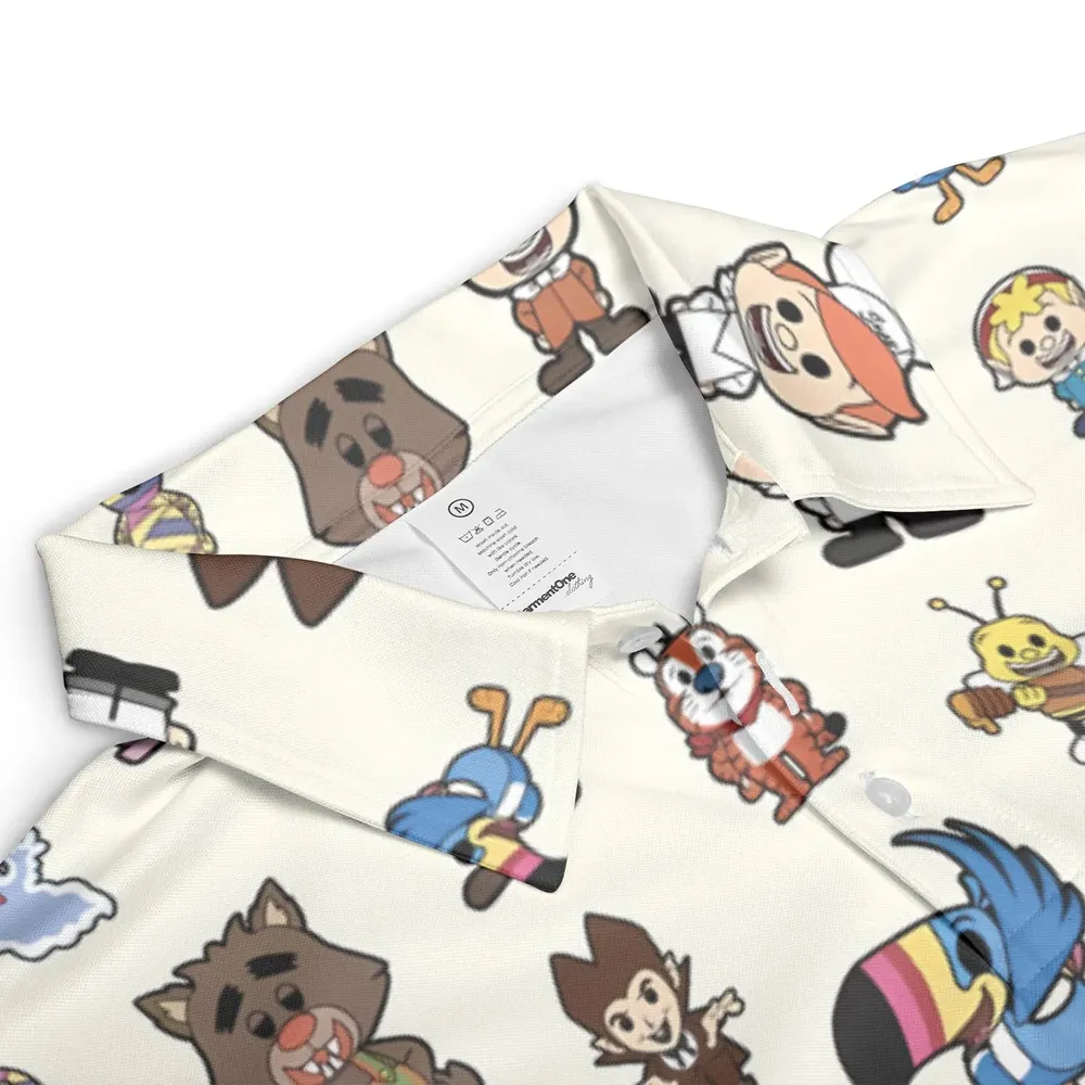 Breakfast Club Cereal Mascot AOP Men/Women Polo Shirt - 3
