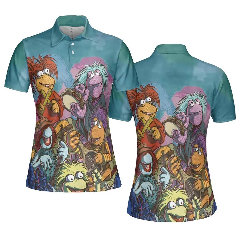 Fraggle Rock Larsen The Muppets AOP Men/Women Polo Shirt - 5