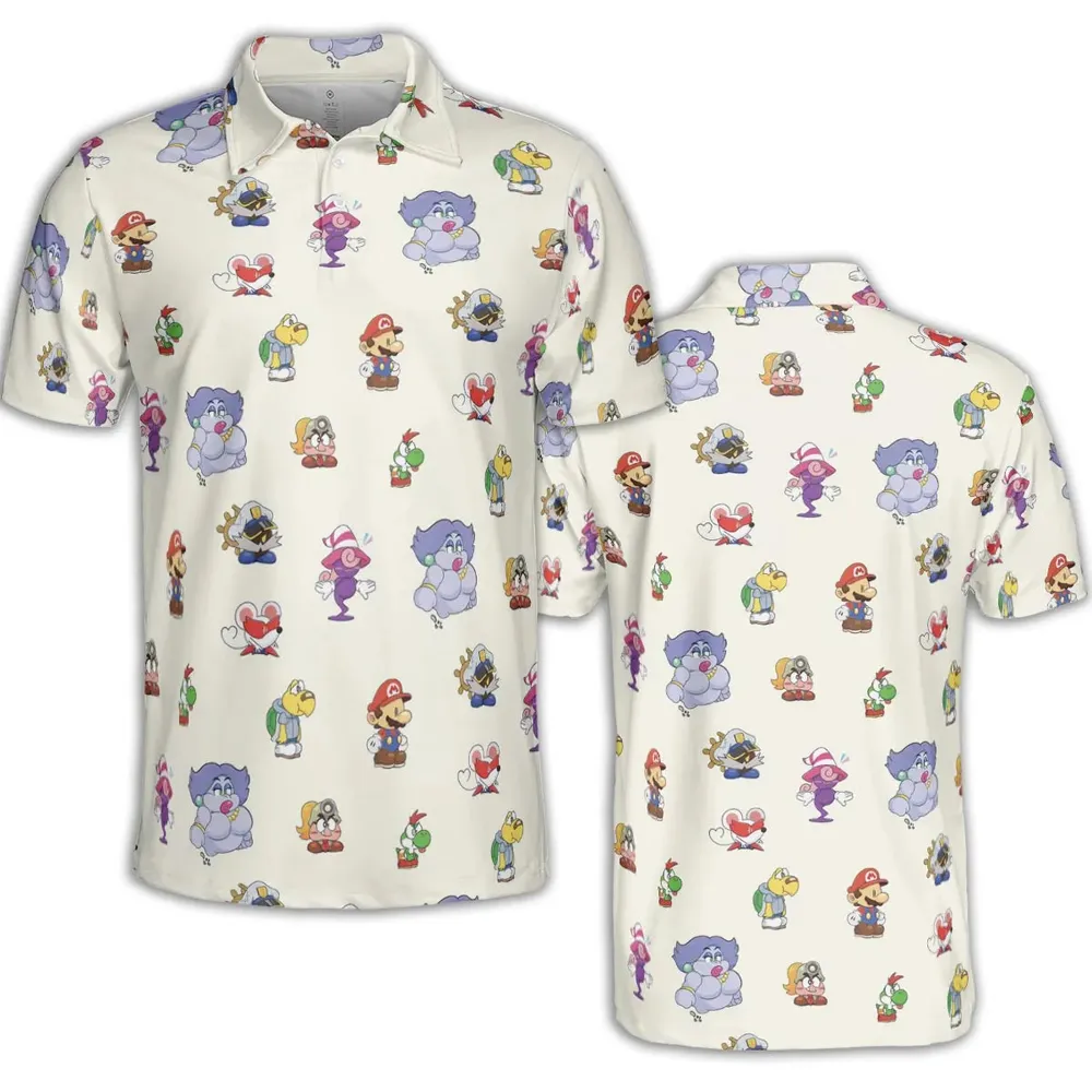 Play In Style Super Mario AOP Men/Women Polo Shirt - 2