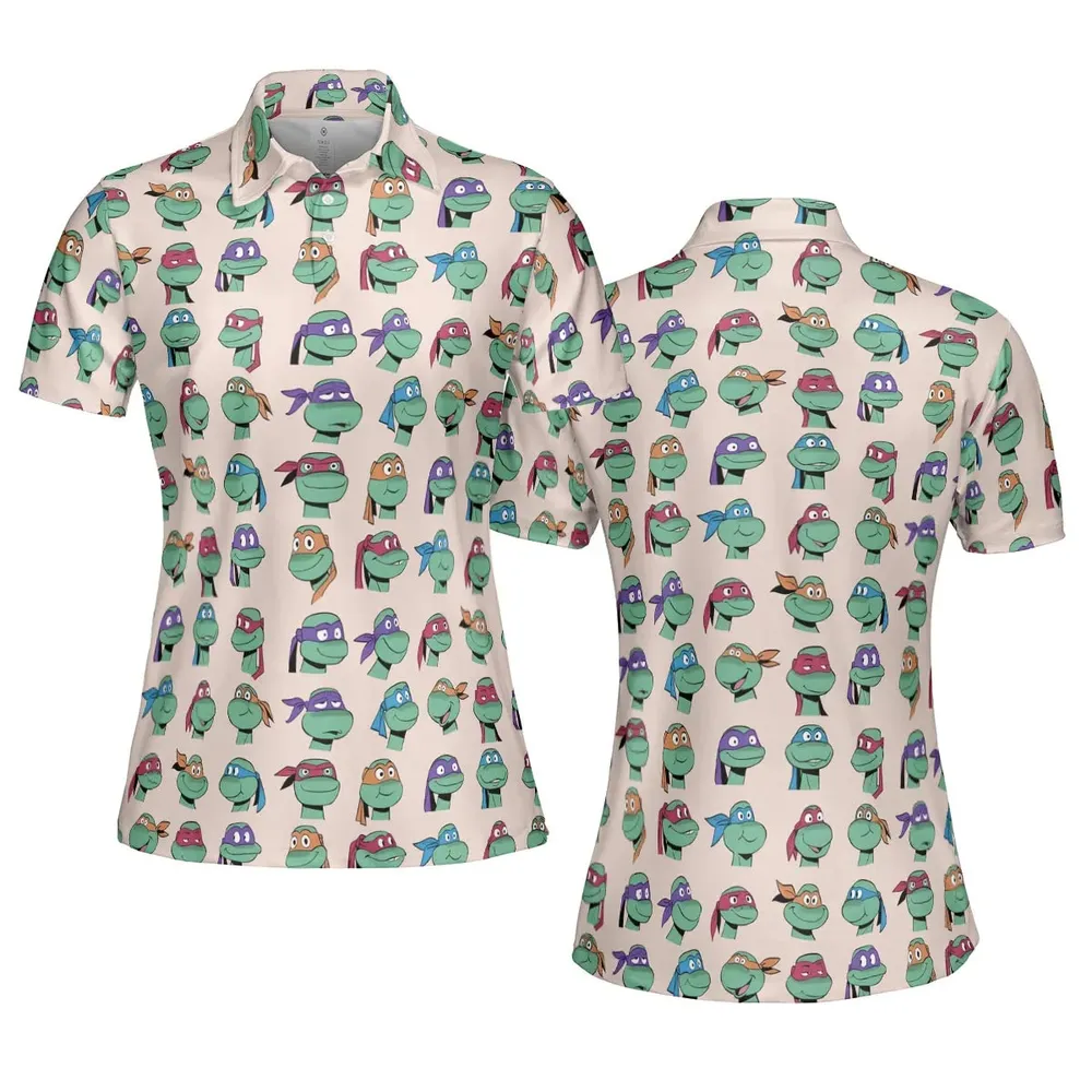 Early Stages TMNT AOP Men/Women Polo Shirt - 5
