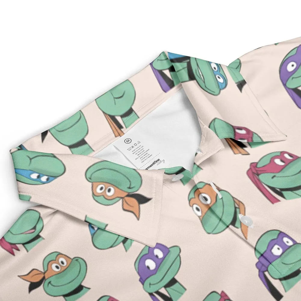 Early Stages TMNT AOP Men/Women Polo Shirt - 3