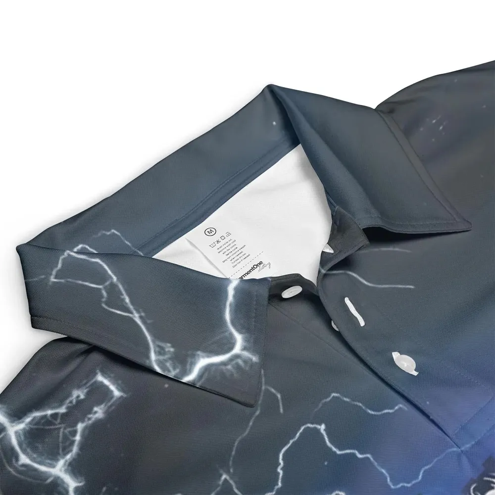 Great Scott! Back To The Future AOP Men/Women Polo Shirt - 3