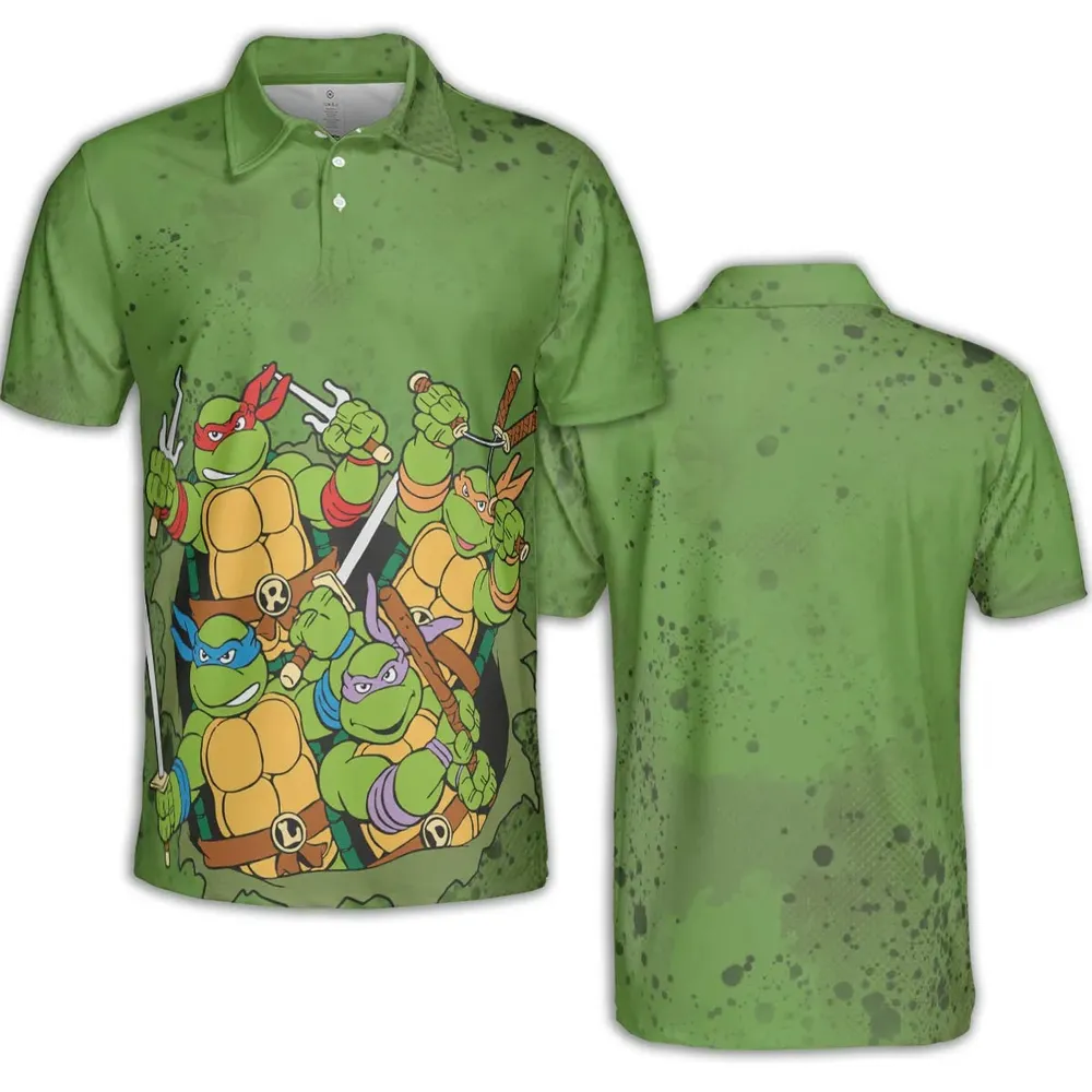 Ninja Style TMNT AOP Men/Women Polo Shirt - 2