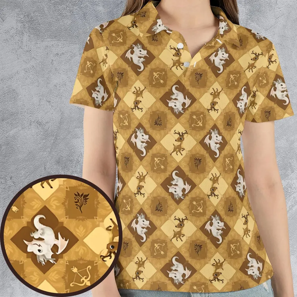 Golden Deer Fire Emblem AOP Men/Women Polo Shirt - 4