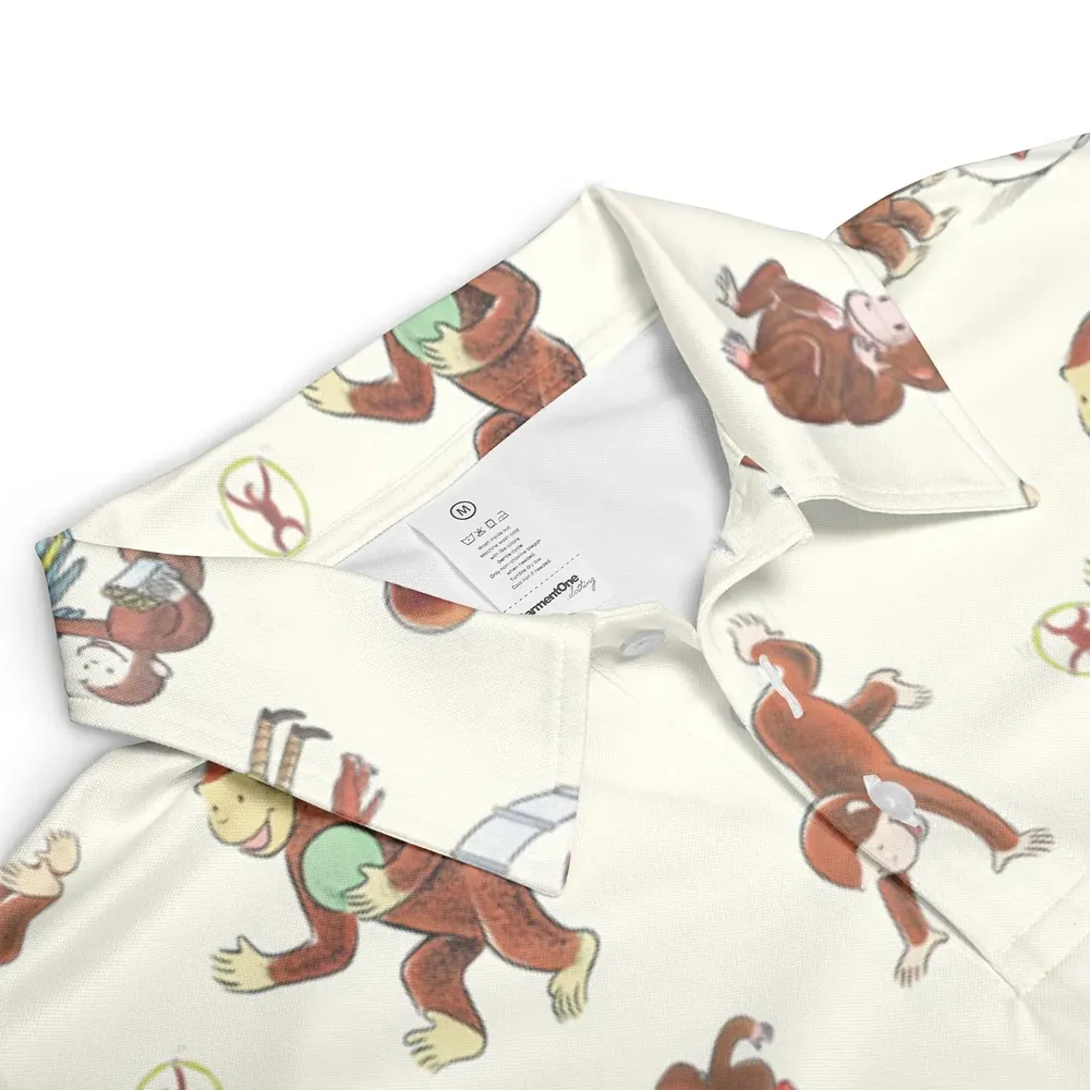 Riotsociety Curious George AOP Men/Women Polo Shirt - 3