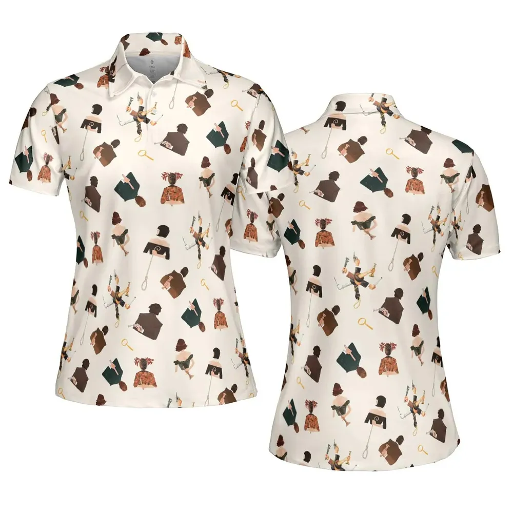 Clue The Movie Characters Pattern AOP Men/Women Polo Shirt - 5