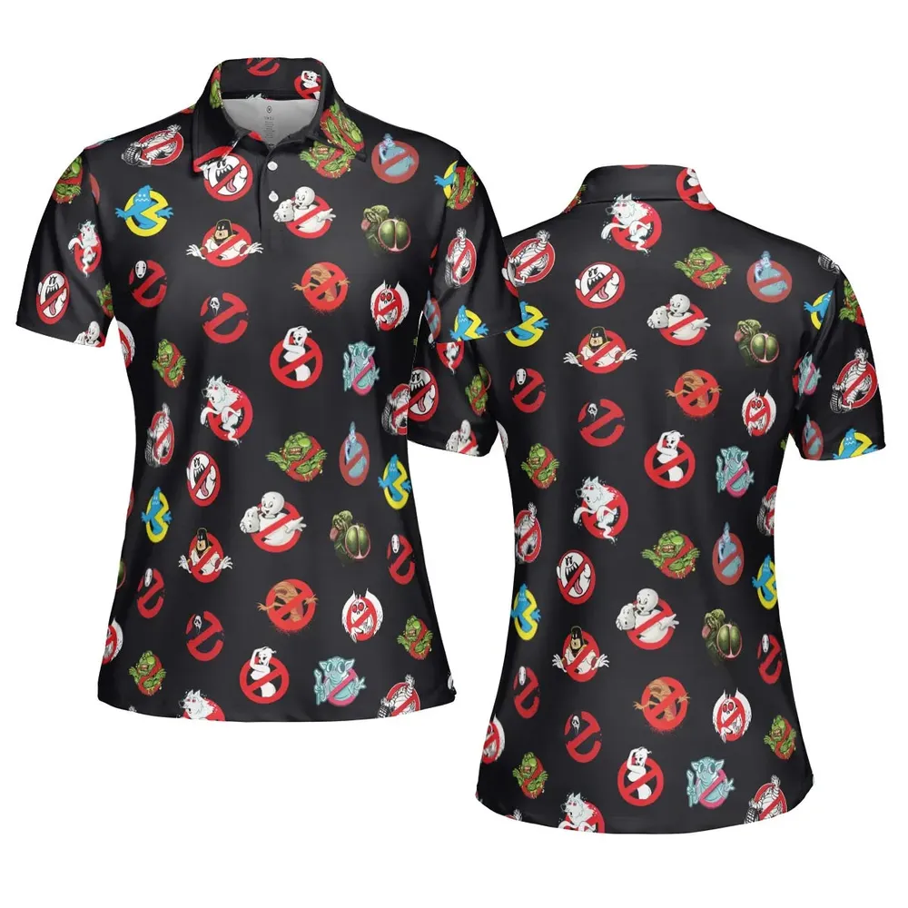 No Ghost Exists Ghostbusters AOP Men/Women Polo Shirt - 5