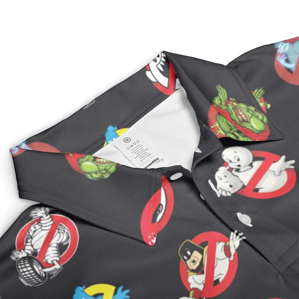 No Ghost Exists Ghostbusters AOP Men/Women Polo Shirt - 3